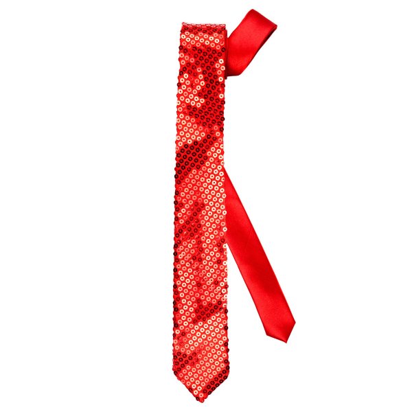 Αποκριάτικη Κόκκινη Γραβάτα με Πούλιες